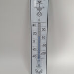 emaille thermometer witzwart